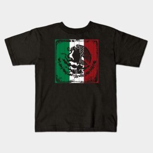 Escudo Mexicano retro Kids T-Shirt